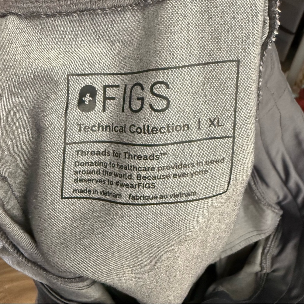 Figs Zamora Scrub Jogger Graphite Heathered Gray XL - Picture 8 of 9